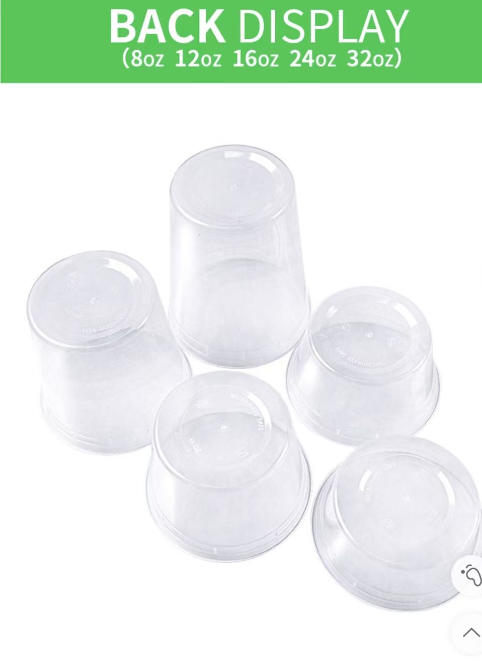 Clear PP Soup Cup With Lid~Transparent Takeout Soup Container (240pcs/case)