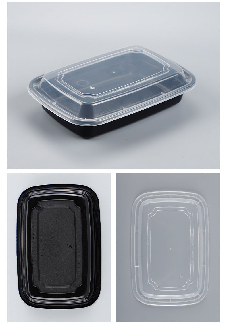 Heavy Duty PP To-Go Lunch Boxs with Clear Lids - Wholesale Stock⁠