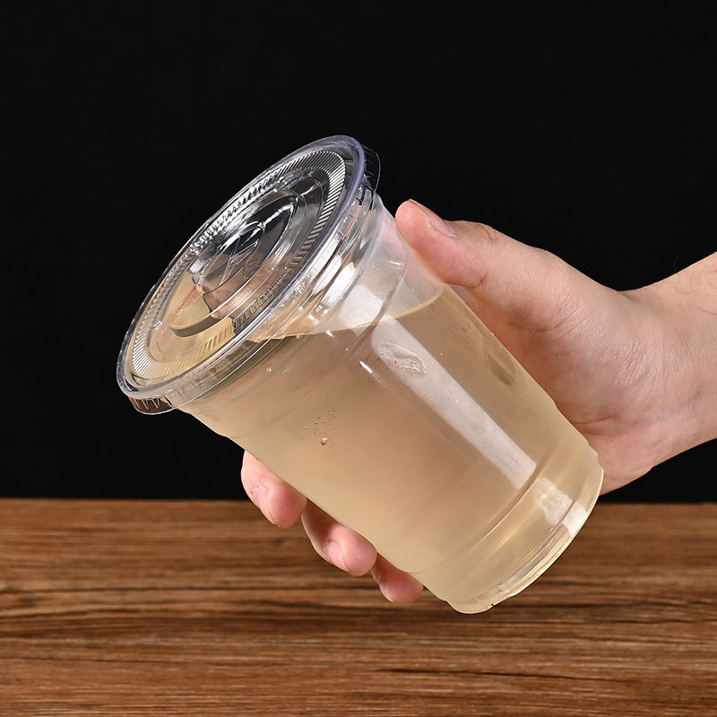 Premium Clear PET Cold Drink Cups | 98mm Diameter | Crystal Visibility for Iced Coffee & Smoothies | Custom Logo Available