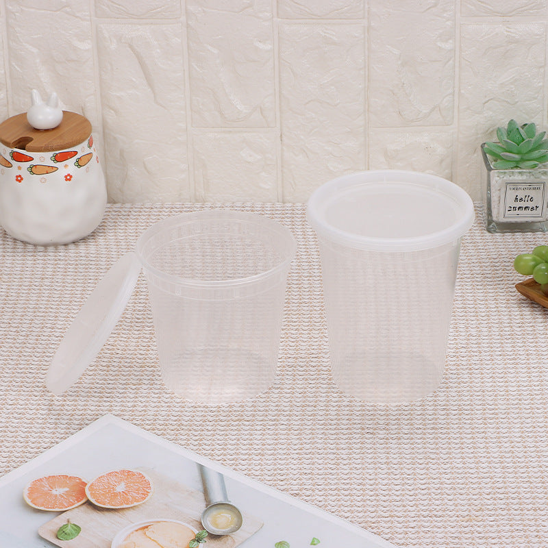 Clear PP Soup Cup With Lid~Transparent Takeout Soup Container (240pcs/case)