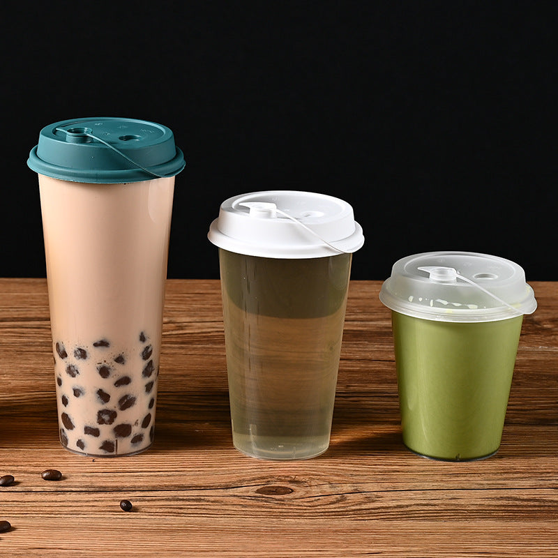 90mm PP Injection Cups | U-Shape & Flat-Cut Styles | Clear High-Quality Boba & Coffee Cups | Custom Logo Available