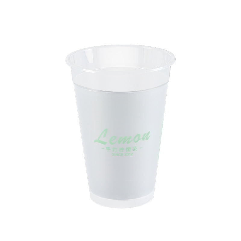 1000ml Premium Frosted PP Beverage Cup | Large Capacity Round Plastic Cold Drink Cup | Custom Logo Available