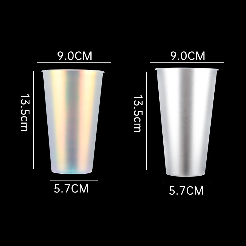 Premium IML In-Mold Labeling Injection Cups - Metallic Finish - Custom Logo Available