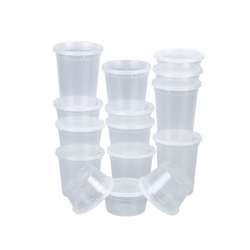 Clear PP Soup Cup With Lid~Transparent Takeout Soup Container (240pcs/case)