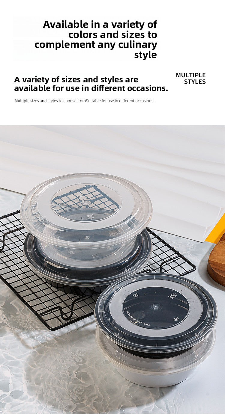 Heavy Duty PP To-Go Bowls with Clear Lids - Wholesale Stock⁠