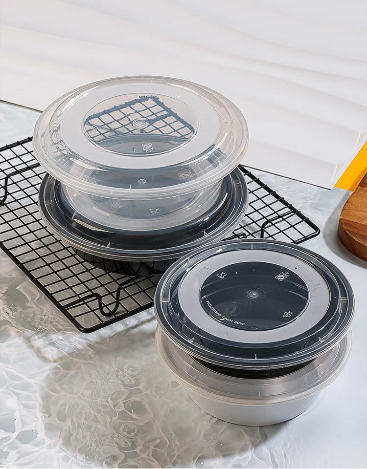 Heavy Duty PP To-Go Bowls with Clear Lids - Wholesale Stock⁠