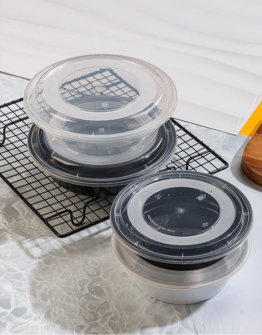 Heavy Duty PP To-Go Bowls with Clear Lids - Wholesale Stock⁠
