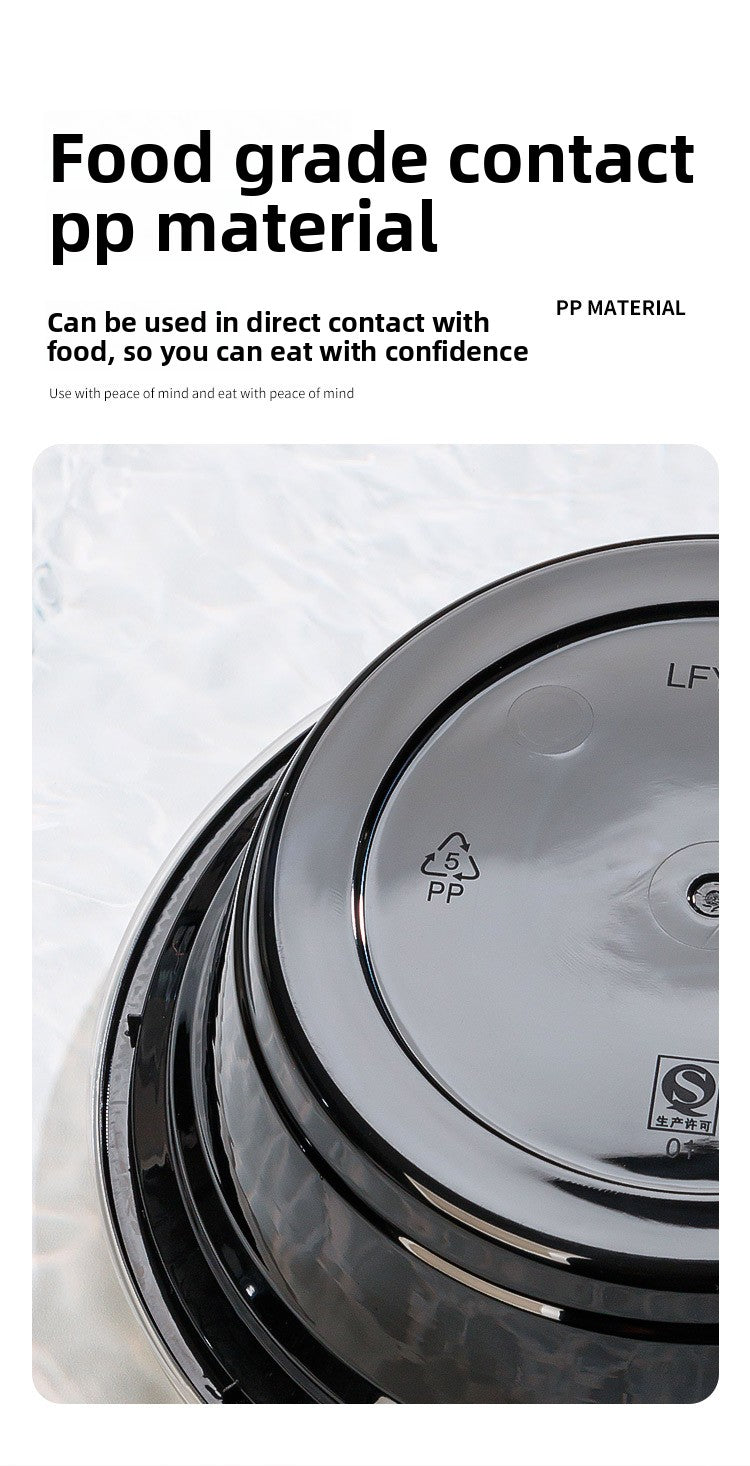 Heavy Duty PP To-Go Bowls with Clear Lids - Wholesale Stock⁠