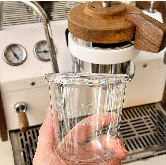 Custom Printed PET U-Shaped Clear Plastic Cups | Premium Cold Beverage Cups (1000pcs/case)