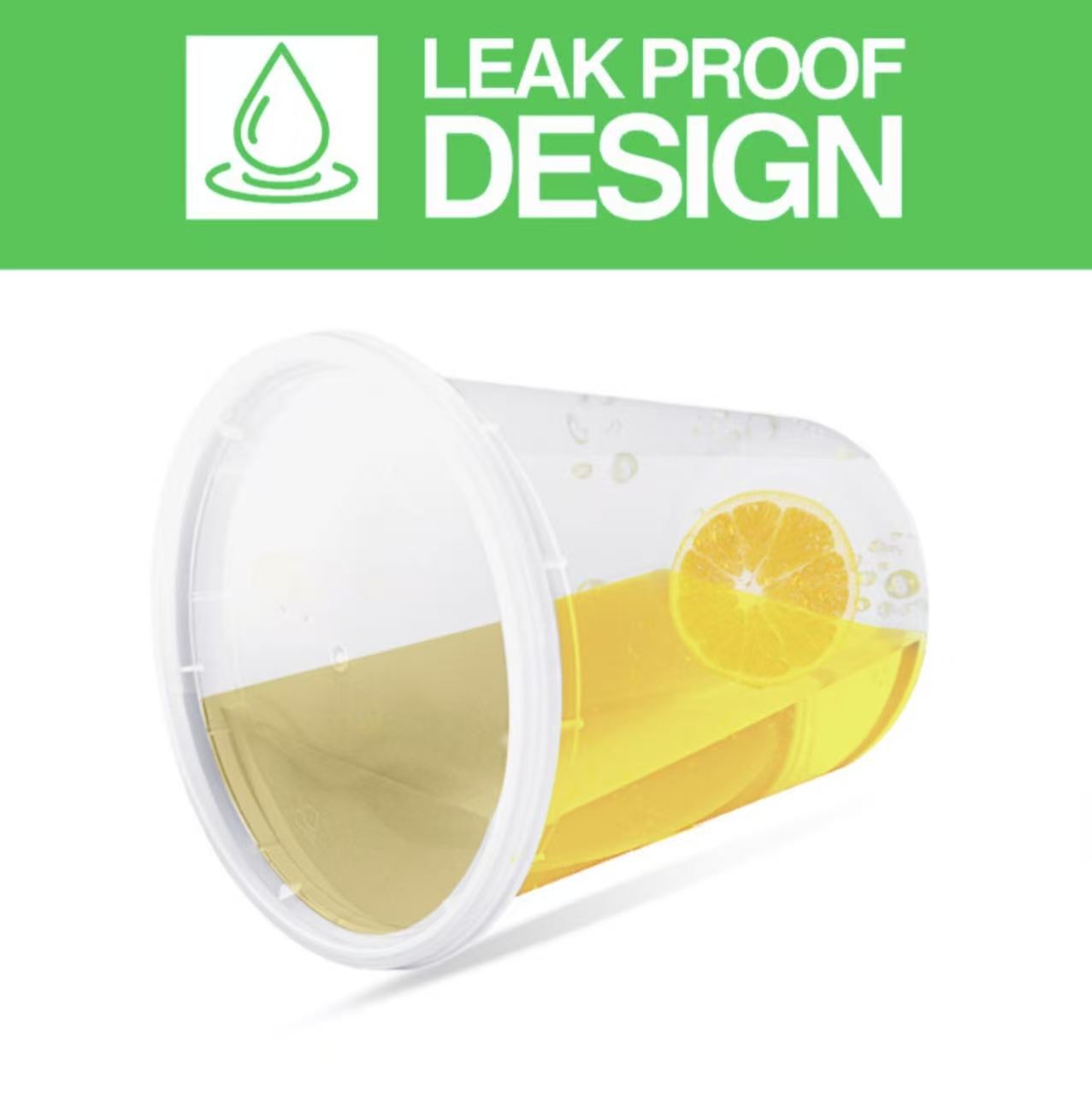 Clear PP Soup Cup With Lid~Transparent Takeout Soup Container (240pcs/case)