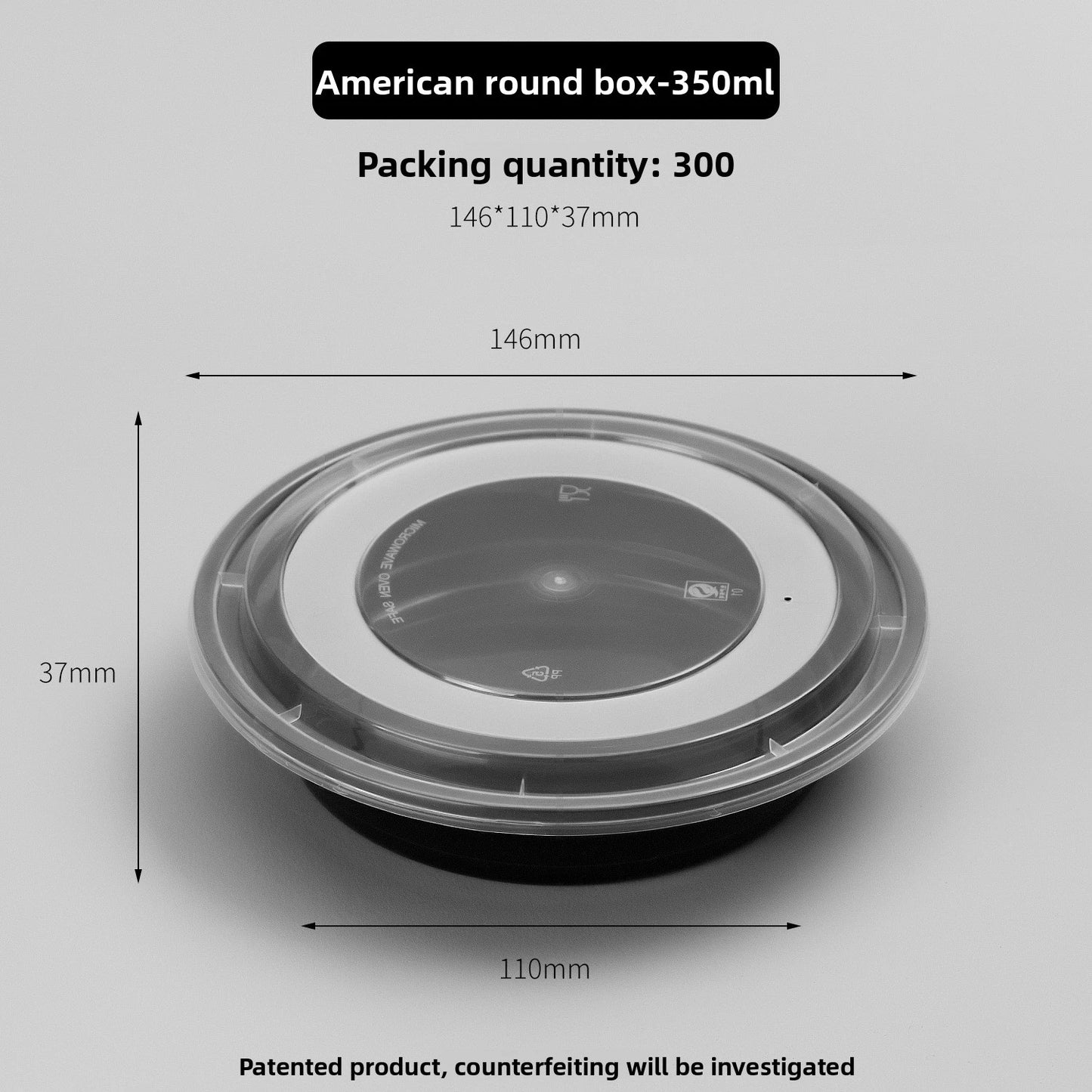 Heavy Duty PP To-Go Bowls with Clear Lids - Wholesale Stock⁠