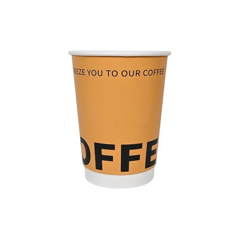 Premium Double-Wall Insulated Paper Coffee Cups | Custom Printed Disposable Hot Drink Cups⁠
