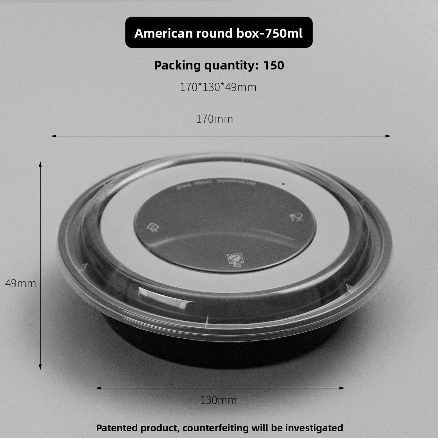 Heavy Duty PP To-Go Bowls with Clear Lids - Wholesale Stock⁠
