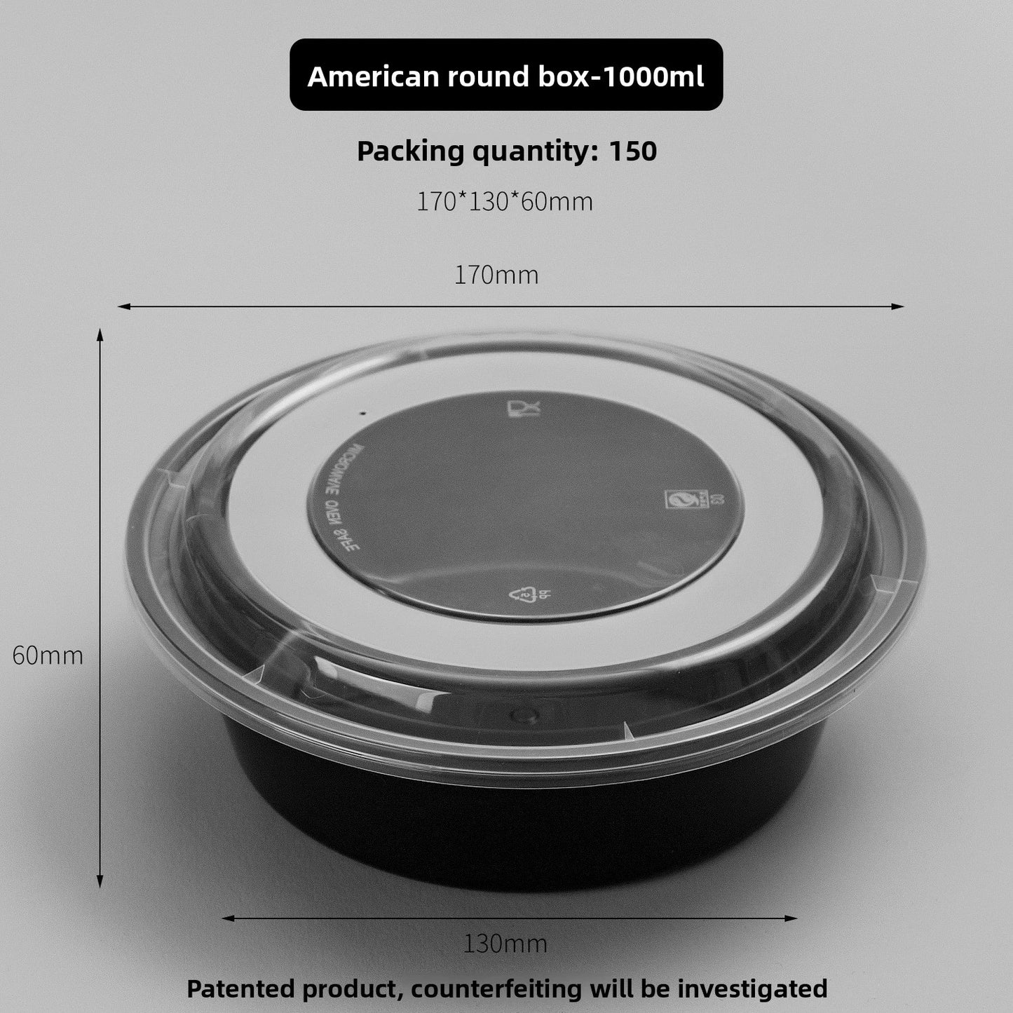 Heavy Duty PP To-Go Bowls with Clear Lids - Wholesale Stock⁠