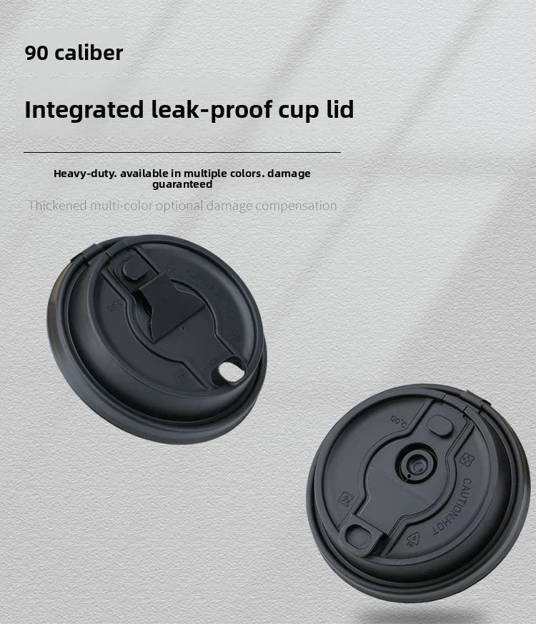 Premium Integrated Leak-Proof Coffee Cup Lids | Universal Fit for Paper & Plastic Cups