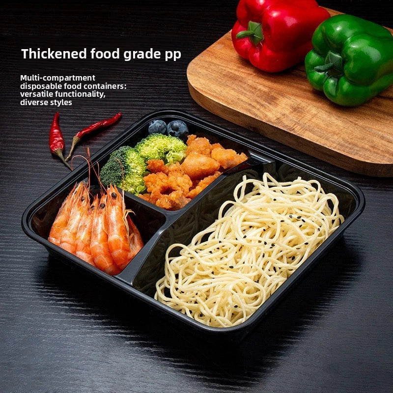 Heavy Duty PP To-Go Lunch Boxs with Clear Lids - Wholesale Stock⁠
