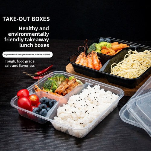 Heavy Duty PP To-Go Lunch Boxs with Clear Lids - Wholesale Stock⁠