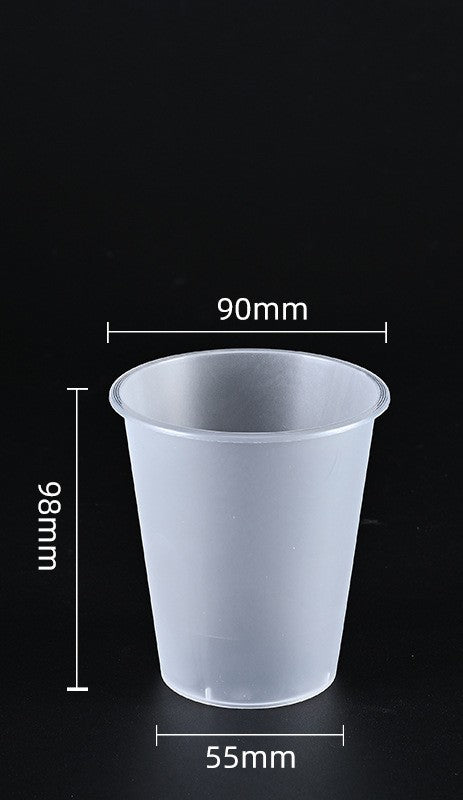 90mm PP Injection Cups | U-Shape & Flat-Cut Styles | Clear High-Quality Boba & Coffee Cups | Custom Logo Available
