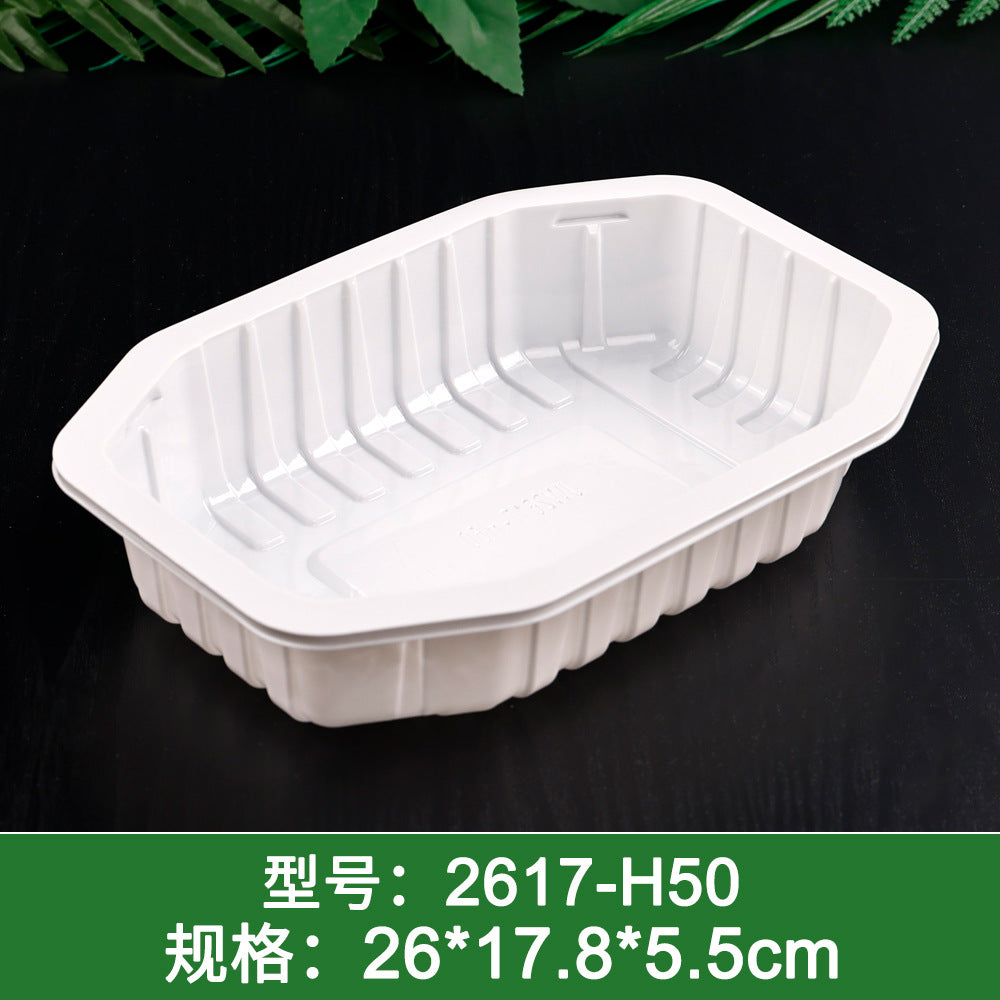 Premium PP Modified Atmosphere Packaging (MAP) Trays | Microwave & Freezer Safe Food Containers | Heavy-Duty Stackable Design