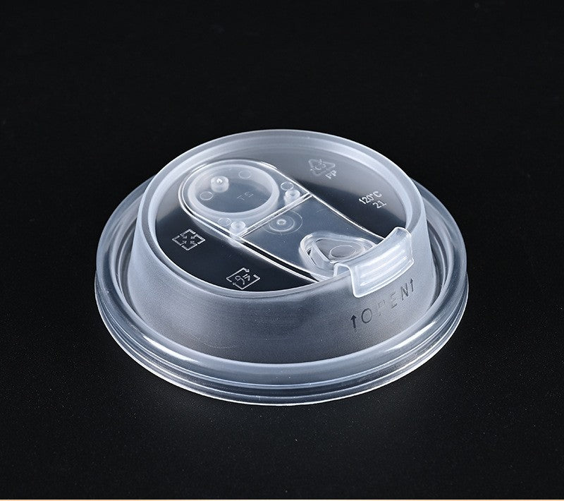 90mm PP Injection Cups | U-Shape & Flat-Cut Styles | Clear High-Quality Boba & Coffee Cups | Custom Logo Available