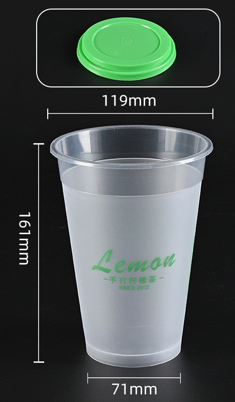 1000ml Premium Frosted PP Beverage Cup | Large Capacity Round Plastic Cold Drink Cup | Custom Logo Available