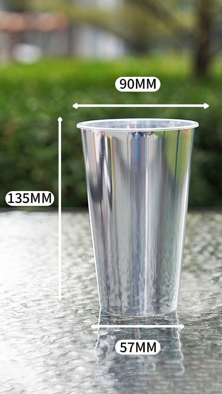 Premium IML In-Mold Labeling Injection Cups - Metallic Finish - Custom Logo Available