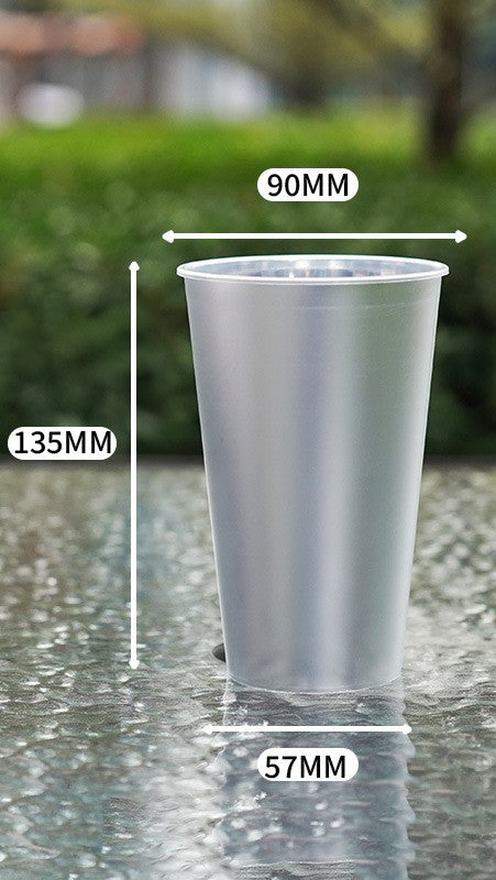 Premium IML In-Mold Labeling Injection Cups - Metallic Finish - Custom Logo Available